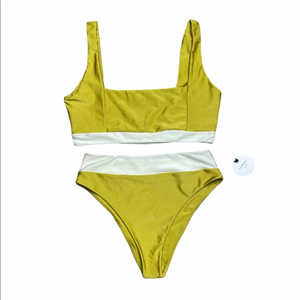 NWT TULARIOSA TWO PIECE SWIM SET XL/L